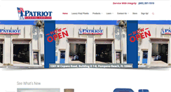 Desktop Screenshot of patriotflooringsupplies.com