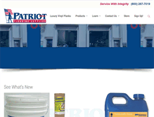 Tablet Screenshot of patriotflooringsupplies.com